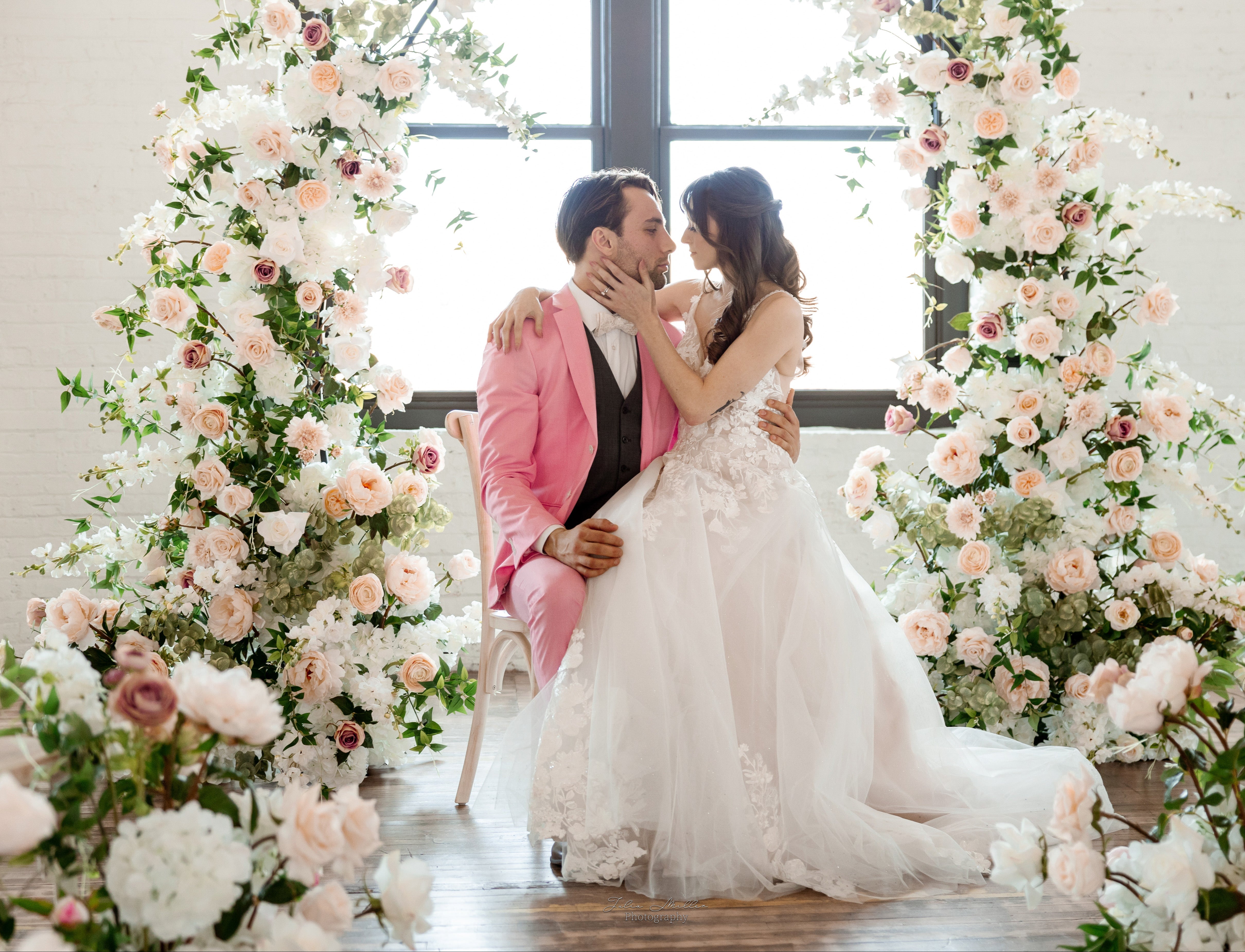 Delilah Floral Arch rental for weddings in Chicago and Naperville