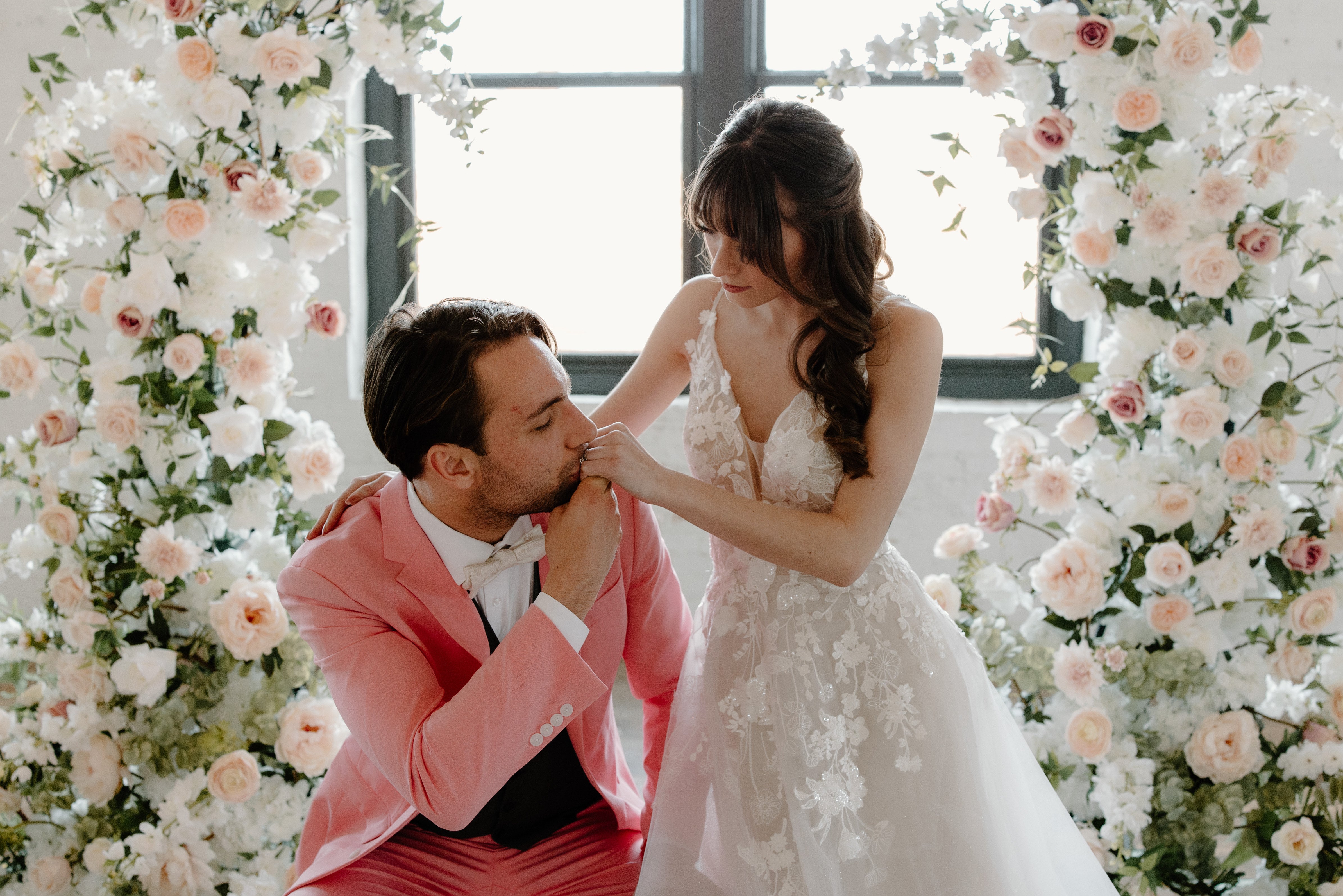 Delilah Floral Arch rental for weddings in Chicago and Naperville