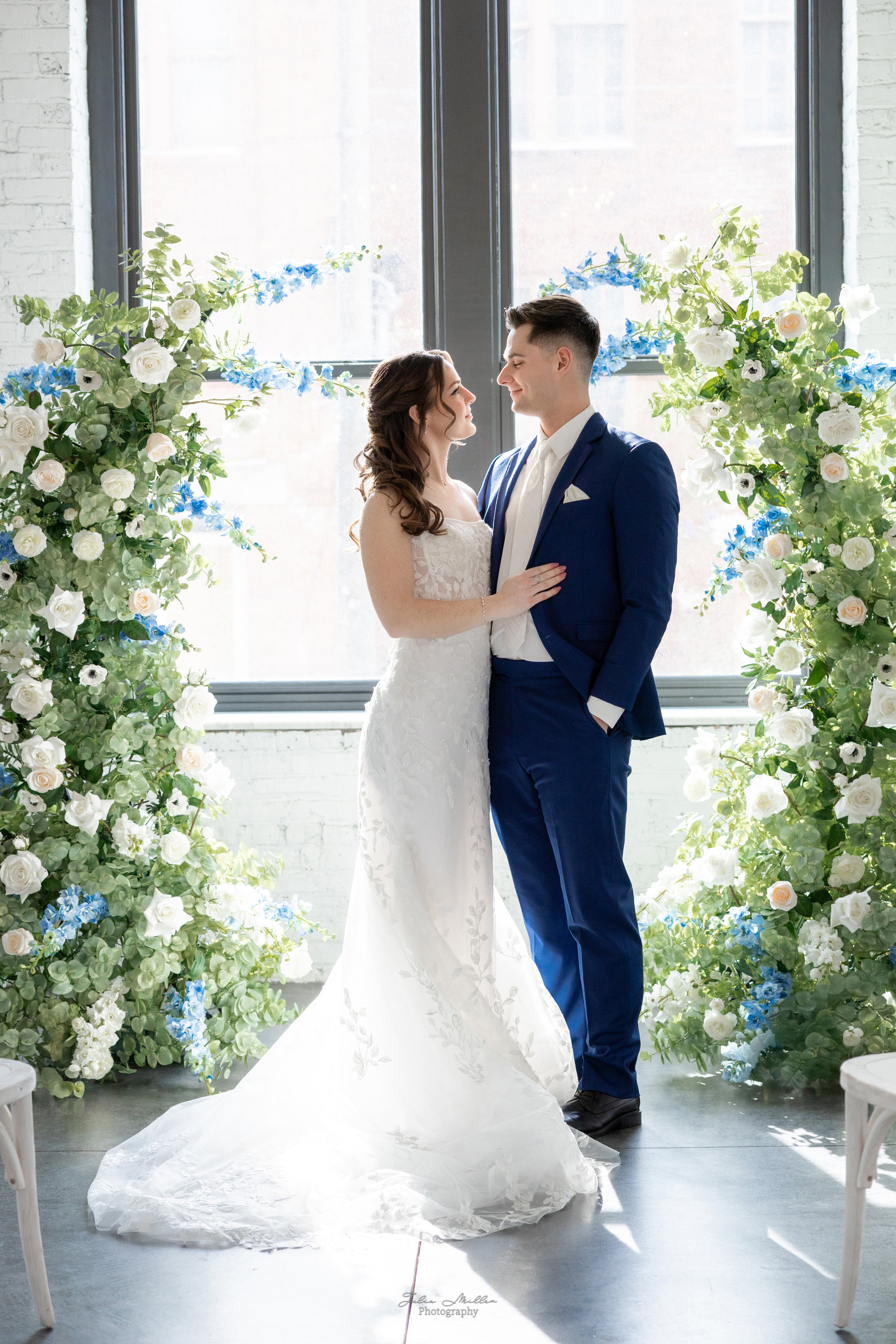 Stella Floral Arch rental for weddings in Chicago and Naperville