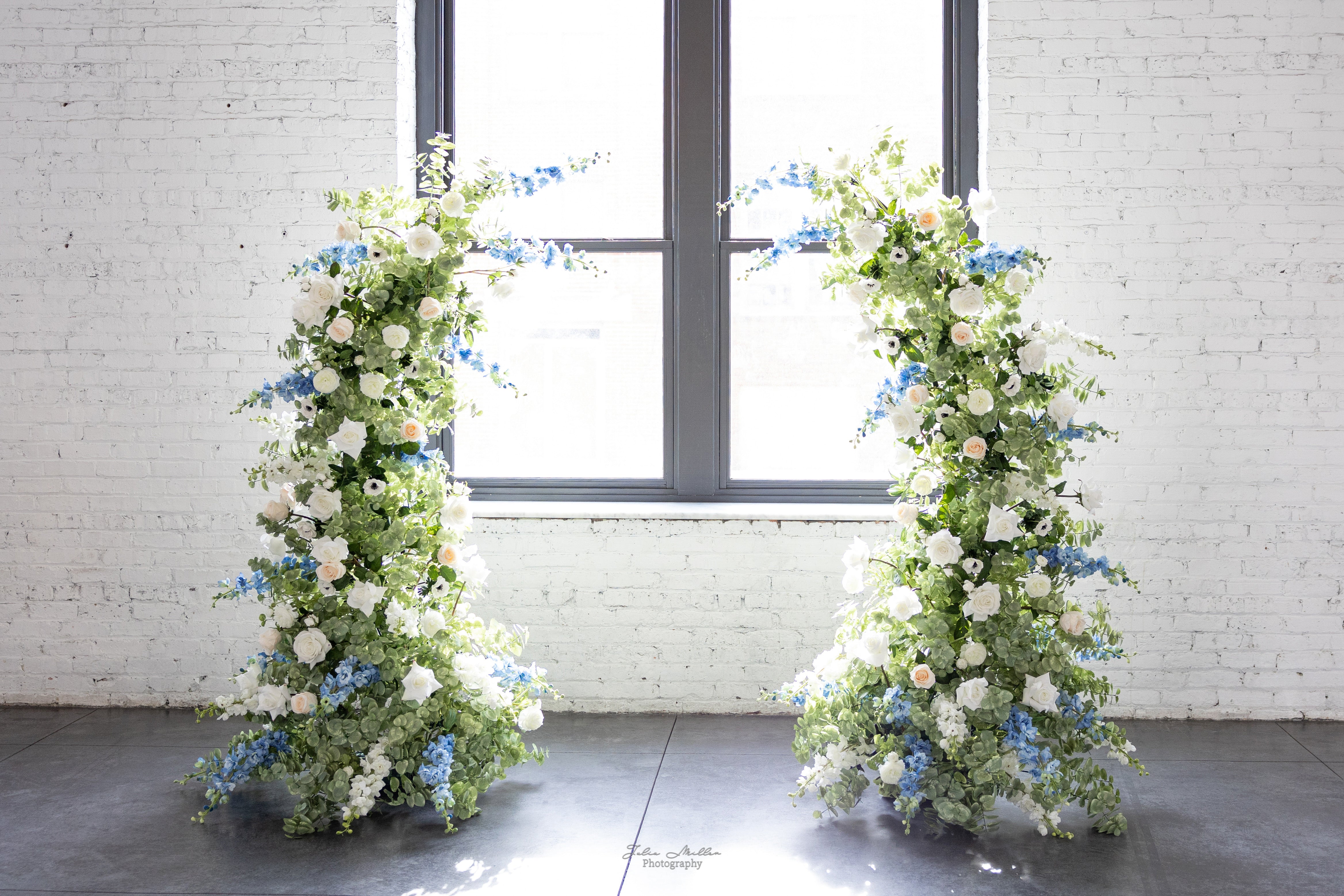 Stella Floral Arch rental for weddings in Chicago and Naperville